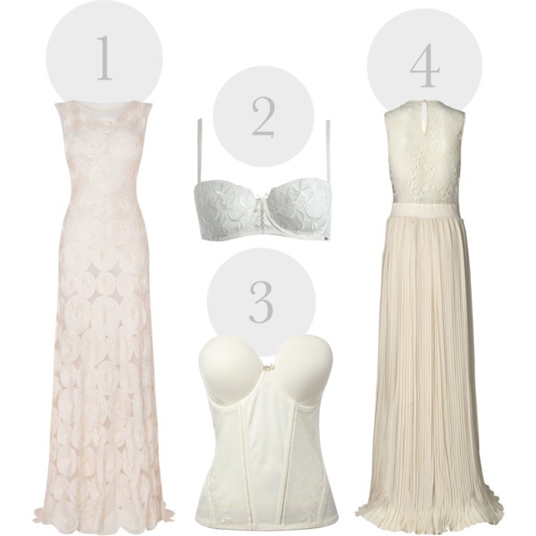 lingerie for sleeveless gowns